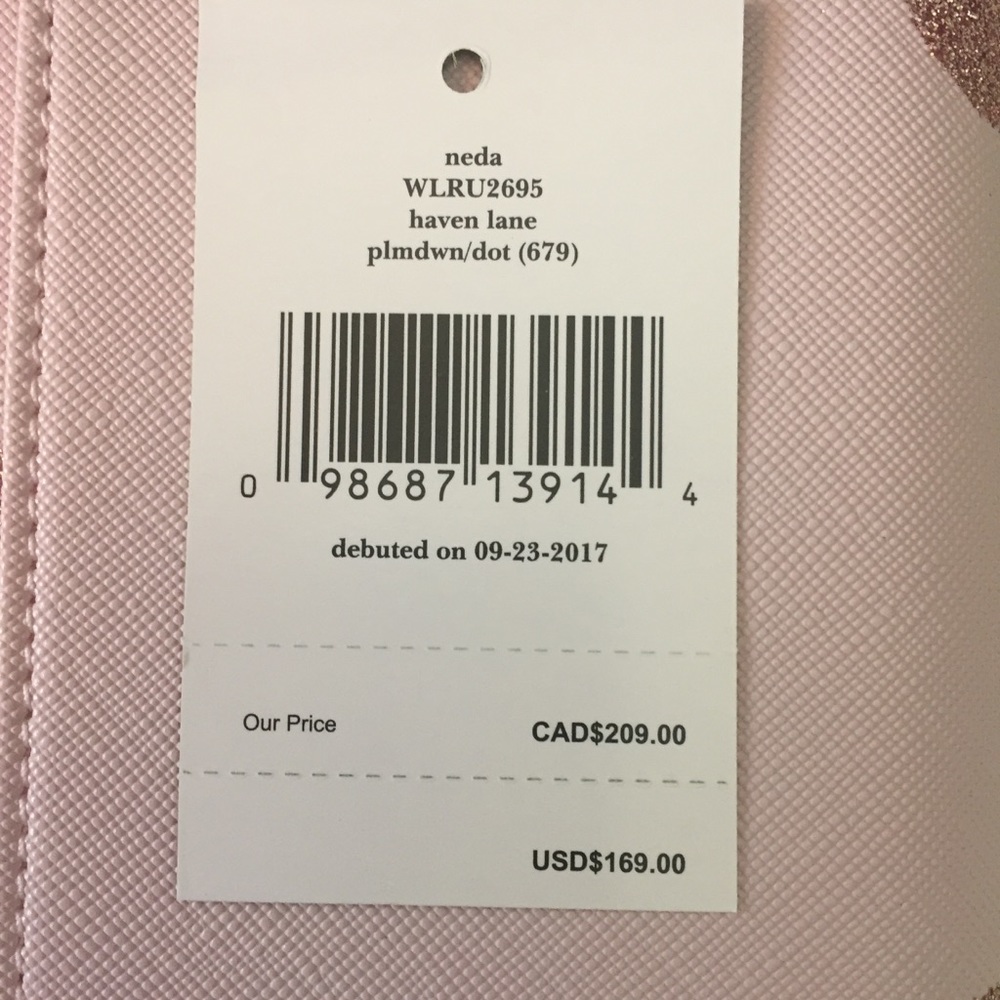 NWT KATE SPADE HEDA HAVEN LANE POLKA DOT WALLET - Picture 4 of 7